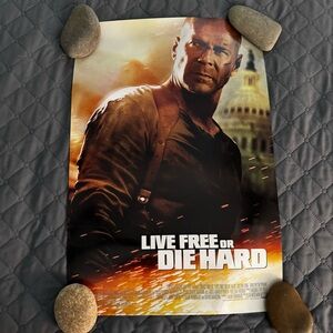 Live Free Or Die Hard Original 13x20 Promotional Movie Poster